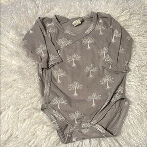 Kate Quinn Baby Bodysuit with Tree Print